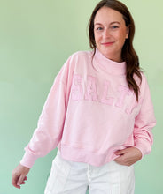 Load image into Gallery viewer, Pink Salty Mockneck Pullover