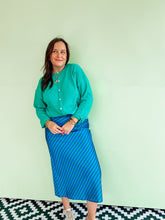 Load image into Gallery viewer, Striped Satin Midi Skirt (3 colors)