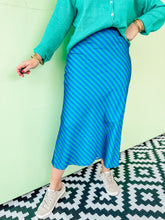 Load image into Gallery viewer, Striped Satin Midi Skirt (3 colors)