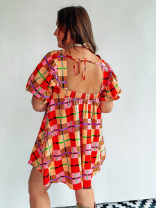 Fall Plaid Dress