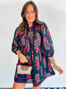 Fall Floral Dress