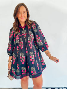 Fall Floral Dress