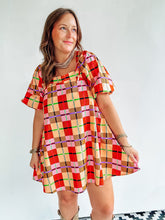 Load image into Gallery viewer, Fall Plaid Dress