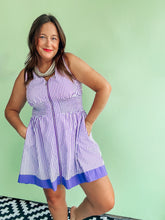 Load image into Gallery viewer, Purple Stripe Dress