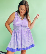 Load image into Gallery viewer, Purple Stripe Dress