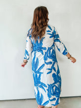 Load image into Gallery viewer, Palm Leaf Print Maxi Dress