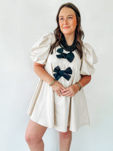 Load image into Gallery viewer, Ivory Bow Dress