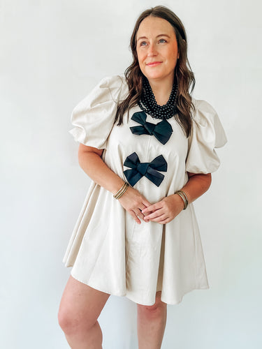 Ivory Bow Dress