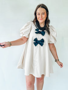 Ivory Bow Dress