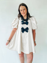 Load image into Gallery viewer, Ivory Bow Dress