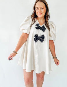 Ivory Bow Dress