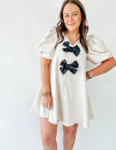 Ivory Bow Dress