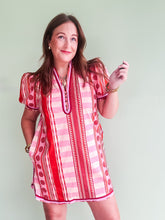 Load image into Gallery viewer, Rust Multi Print Dress