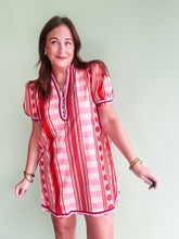 Load image into Gallery viewer, Rust Multi Print Dress