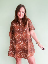 Load image into Gallery viewer, Fawn Printed Dress