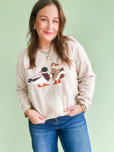 Load image into Gallery viewer, Oatmeal Duck Sweater