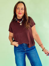 Load image into Gallery viewer, Mock Neck Short Sleeve Sweater