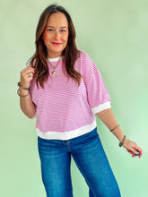 Load image into Gallery viewer, Striped Banded Top