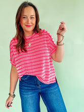 Load image into Gallery viewer, Ribbed Striped Top