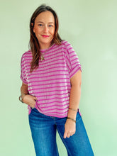 Load image into Gallery viewer, Ribbed Striped Top