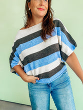 Load image into Gallery viewer, Stripe Dolman Knit Top