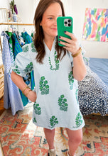 Load image into Gallery viewer, Striped Floral Print Dress