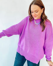 Load image into Gallery viewer, Violet Oversized Sweater