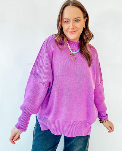 Violet Oversized Sweater