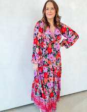 Load image into Gallery viewer, Multi Floral Print Maxi Dress