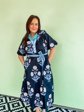 Load image into Gallery viewer, Black Block Print Midi