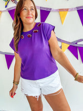 Load image into Gallery viewer, Embroidered Football Top (S-XL)