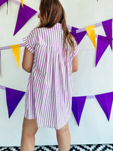 Load image into Gallery viewer, Purple Striped Dress