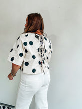 Load image into Gallery viewer, Black Polka Dot Top