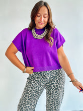 Load image into Gallery viewer, Purple Sweater Top