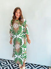 Load image into Gallery viewer, Green Printed Midi