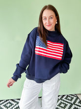 Load image into Gallery viewer, USA Reversible Mock Neck