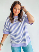 Load image into Gallery viewer, Striped Oversized Top