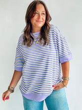 Load image into Gallery viewer, Striped Oversized Top