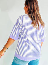 Load image into Gallery viewer, Striped Oversized Top