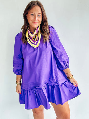 Purple Shift Dress