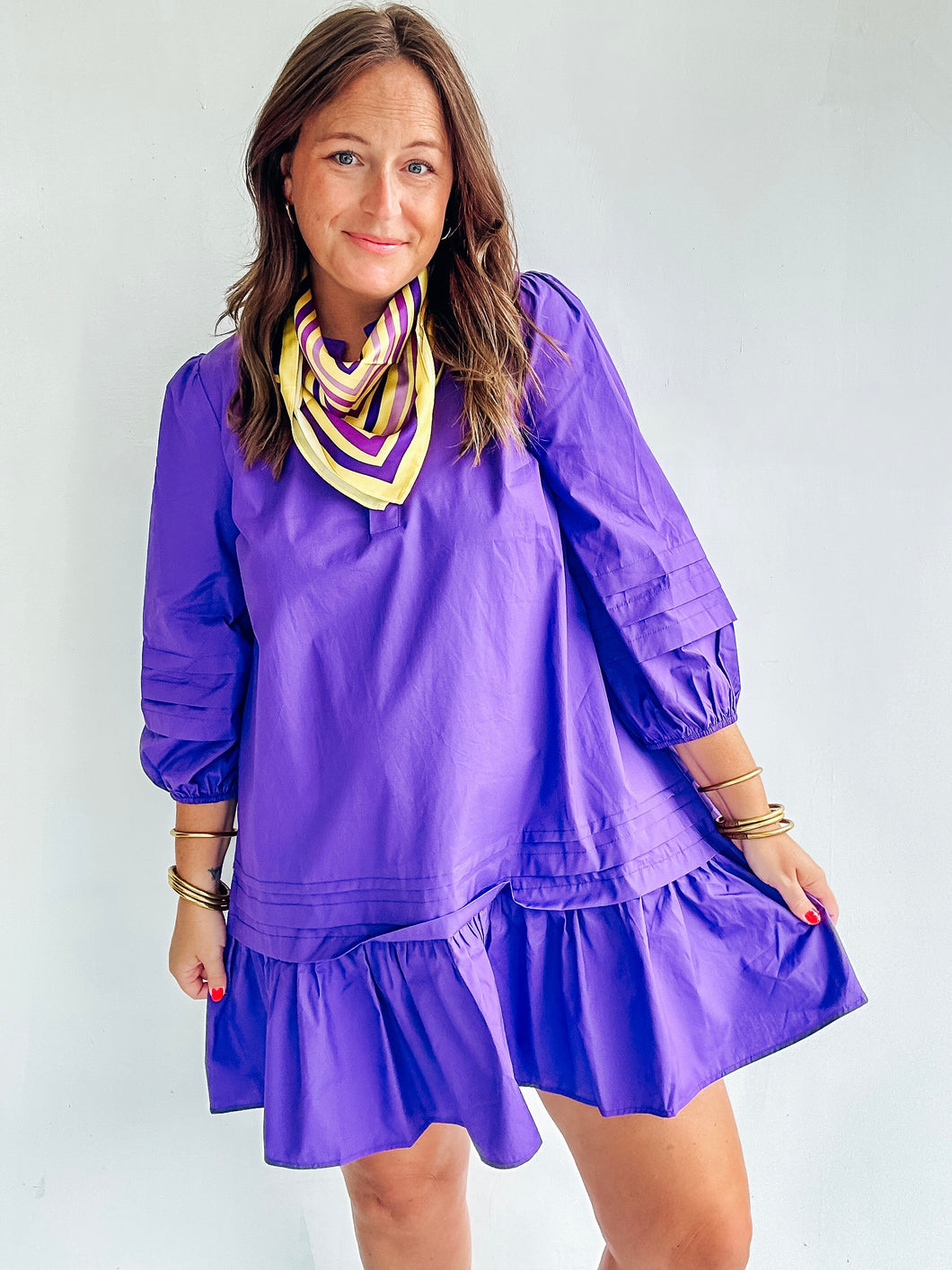 Purple Shift Dress