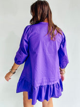 Load image into Gallery viewer, Purple Shift Dress