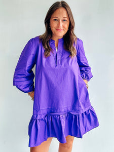 Purple Shift Dress