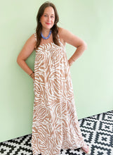 Load image into Gallery viewer, Tan Zebra Print Maxi