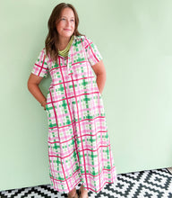Load image into Gallery viewer, Plaid Midi Dress