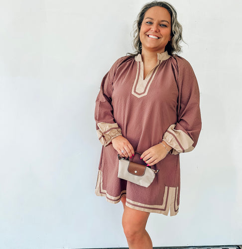 Brown/Khaki Dress