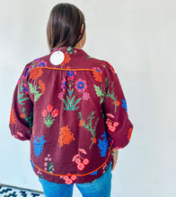 Load image into Gallery viewer, Brown Floral Top