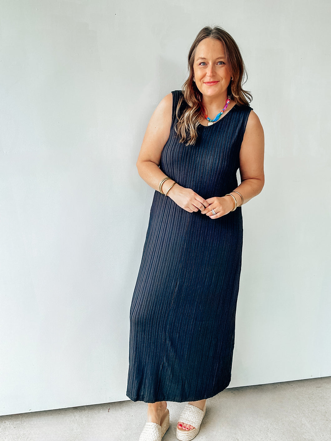 Textured Maxi Dress (3 Colors)