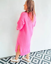 Load image into Gallery viewer, Pink Midi Sweater Dress
