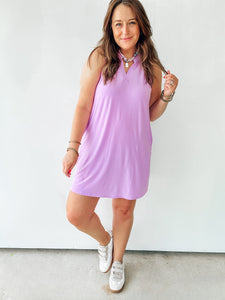 Wrinkle Free Sleeveless Shift Dress